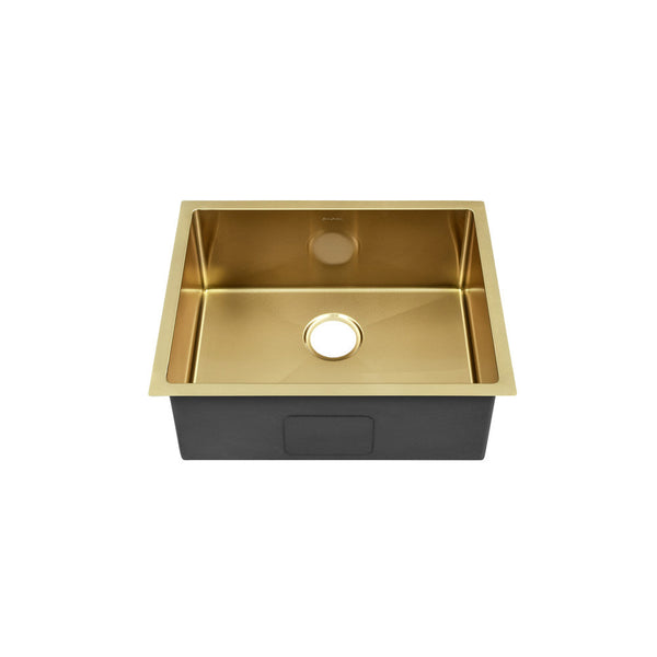 Swiss Madison Rivage 23 x 18 Stainless Steel, Single Basin, Undermount Kitchen Sink, Gold