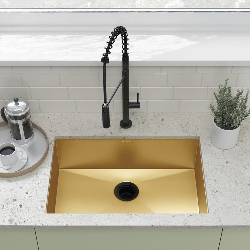 Swiss Madison Tourner 27 x 19 Stainless Steel, Single Basin, Undermount Kitchen Sink in Gold