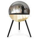 Le Feu EYE Bioethanol Fireplace - Chromed Silver