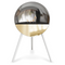 Le Feu EYE Bioethanol Fireplace - Chromed Silver