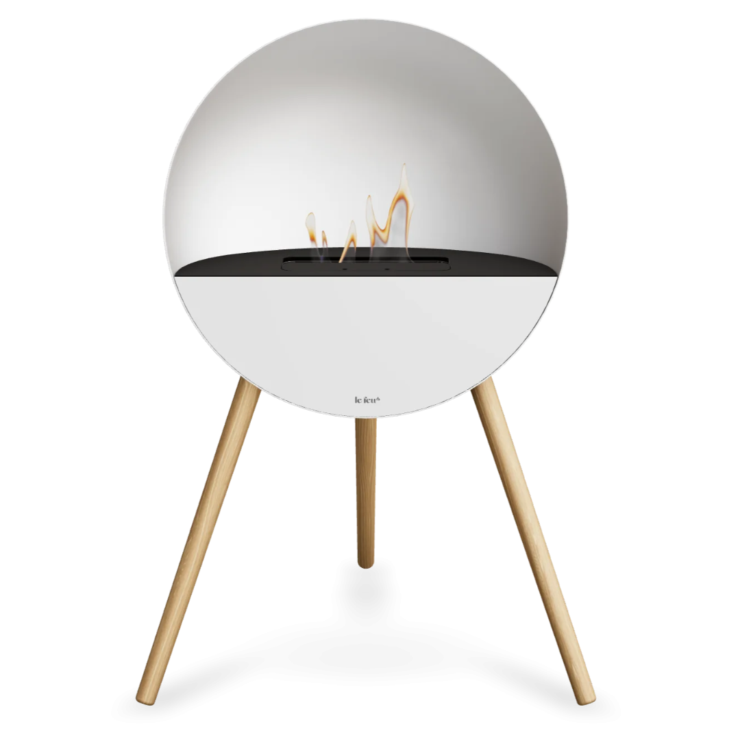 Le Feu EYE Bioethanol Fireplace - White