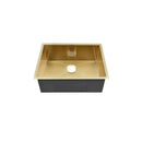 Swiss Madison Tourner 21 x 18 Stainless Steel, Single Basin, Undermount Kitchen Sink, Gold