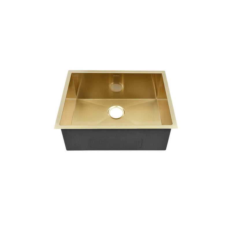 Swiss Madison Tourner 21 x 18 Stainless Steel, Single Basin, Undermount Kitchen Sink, Gold