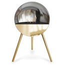 Le Feu EYE Bioethanol Fireplace - Chromed Silver