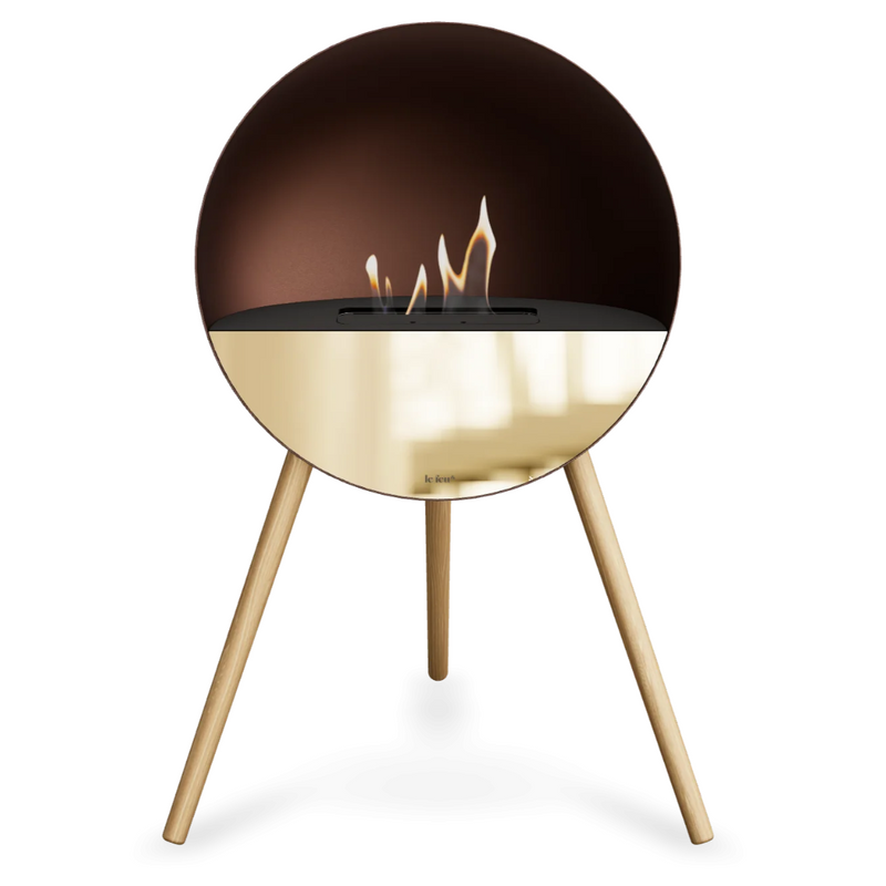 Le Feu EYE Bioethanol Fireplace - Mocca