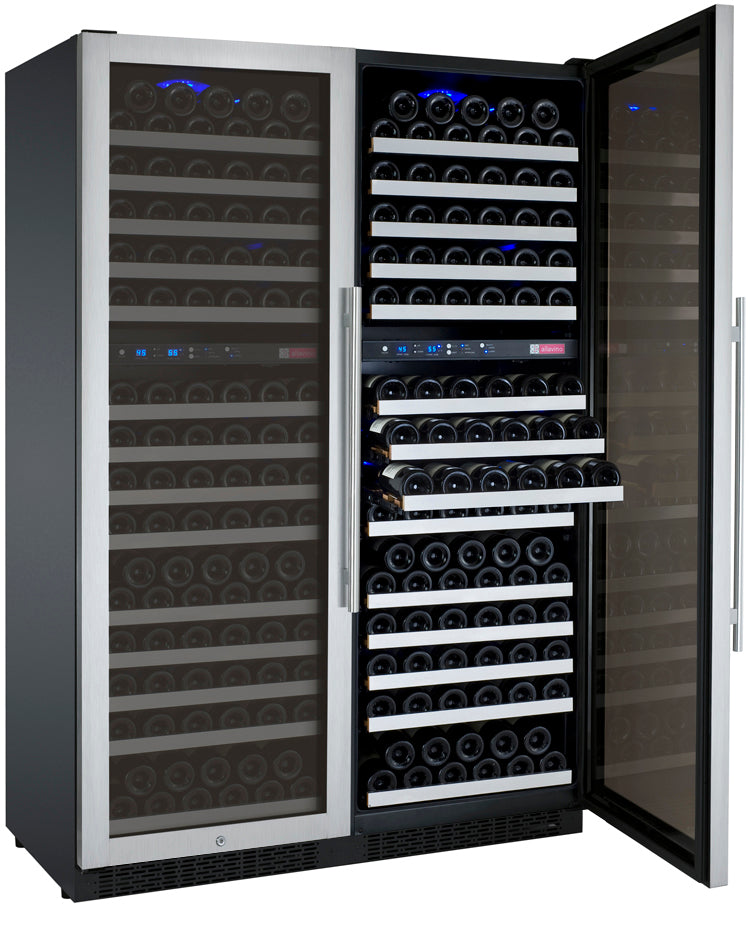 Allavino - 47" 344-Bottle Four-Zone Side by Side Wine Cooler (BF 2X-VSWR172) FlexCount II Tru-Vino