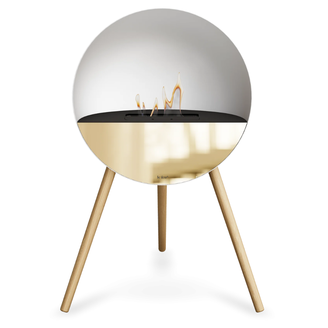 Le Feu EYE Bioethanol Fireplace - White