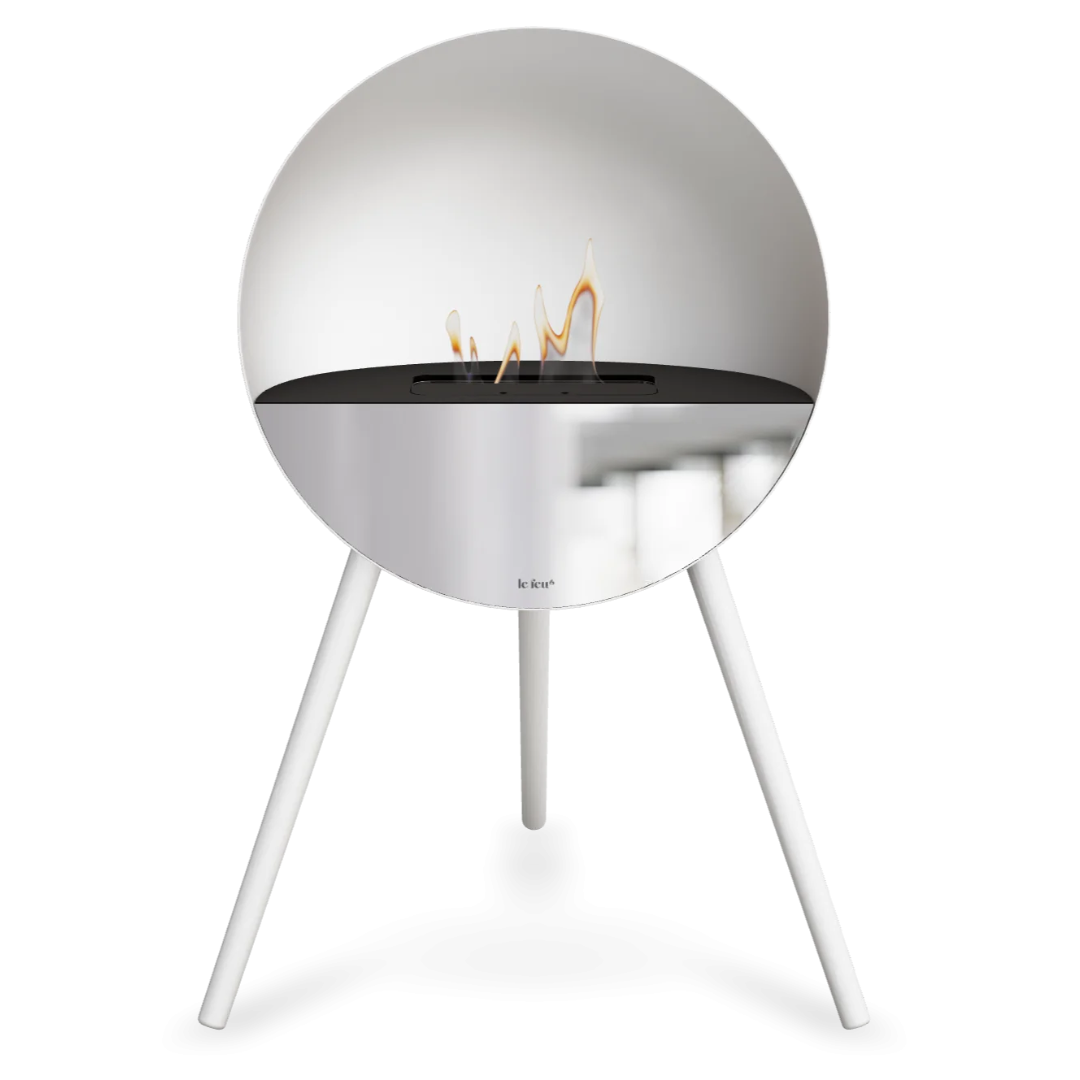 Le Feu EYE Bioethanol Fireplace - White