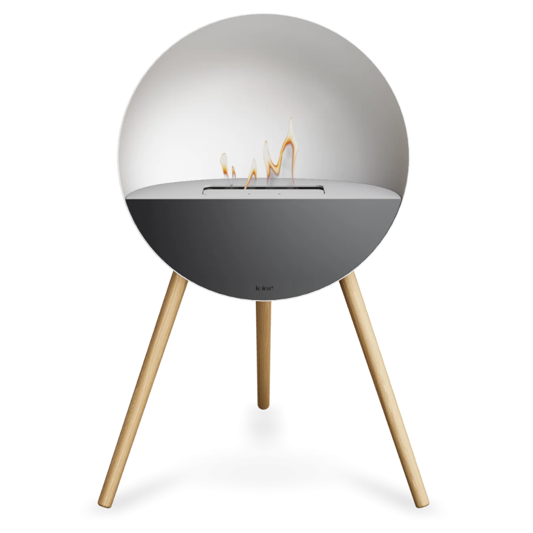 Le Feu EYE Bioethanol Fireplace - White