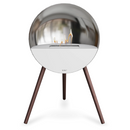 Le Feu EYE Bioethanol Fireplace - Chromed Silver