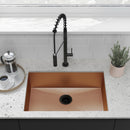 Swiss Madison Tourner 27 x 19 Stainless Steel, Single Basin, Undermount Kitchen Sink in Rose Gold