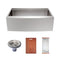 Swiss Madison Rivage 33 x 22 Single Basin Apron Kitchen Workstation Sink