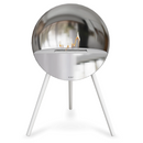 Le Feu EYE Bioethanol Fireplace - Chromed Silver