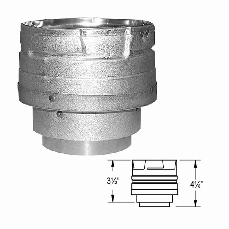 ComfortBilt Simple Horizontal 4" Exhaust Kit Galvalume