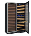 Allavino - 48"  346-Bottle Three-Zone FlexCount Classic II Tru-Vino Side by Side Wine Cooler (BF 3Z-YHWR7274-S20)