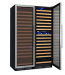 Allavino - 48"  346-Bottle Three-Zone FlexCount Classic II Tru-Vino Side by Side Wine Cooler (BF 3Z-YHWR7274-S20)