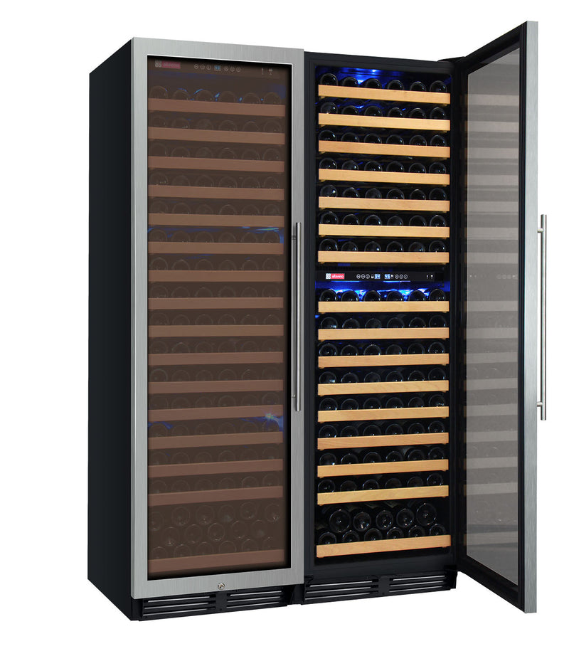 Allavino - 48"  346-Bottle Three-Zone FlexCount Classic II Tru-Vino Side by Side Wine Cooler (BF 3Z-YHWR7274-S20)