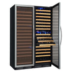 Allavino - 48"  346-Bottle Three-Zone FlexCount Classic II Tru-Vino Side by Side Wine Cooler (BF 3Z-YHWR7274-S20)