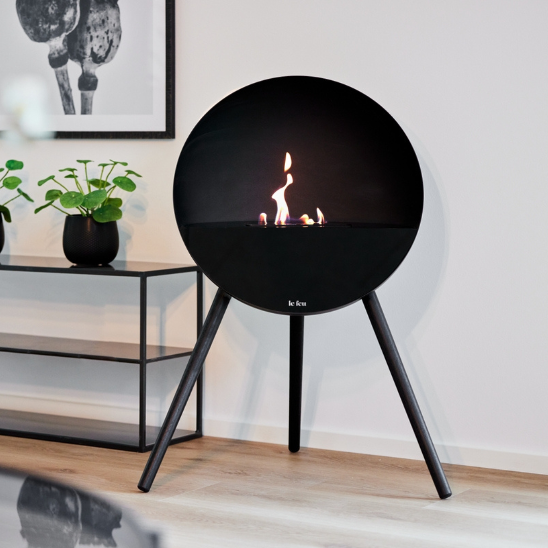 Le Feu EYE Bioethanol Fireplace - Black