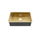 Swiss Madison Tourner 27 x 19 Stainless Steel, Single Basin, Undermount Kitchen Sink in Gold