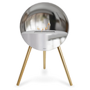 Le Feu EYE Bioethanol Fireplace - Chromed Silver