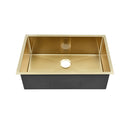 Swiss Madison Rivage 30 x 18 Stainless Steel, Single Basin, Undermount Kitchen Sink, Gold