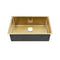 Swiss Madison Rivage 30 x 18 Stainless Steel, Single Basin, Undermount Kitchen Sink, Gold