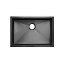 Swiss Madison Tourner 27 x 19 Stainless Steel, Single Basin, Undermount Kitchen Sink in Black