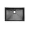 Swiss Madison Tourner 27 x 19 Stainless Steel, Single Basin, Undermount Kitchen Sink in Black