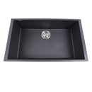 Nantucket Plymouth 30" Granite Composite Kitchen Sink Black PR3018-BL