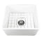 Nantucket Cape 20" Fireclay Farmhouse Sink White T-FCFS20