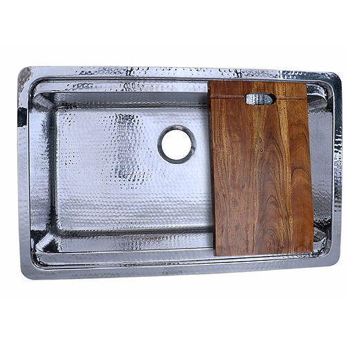 Nantucket Brightwork Home 32" Undermount Stainless Steel Kitchen Sink 16 Gauge KSSH-PS-3220