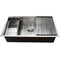 Nantucket Pro Series 36" Undermount 304 Stainless Steel Kitchen Sink with Accessories SR-PS-3620-16