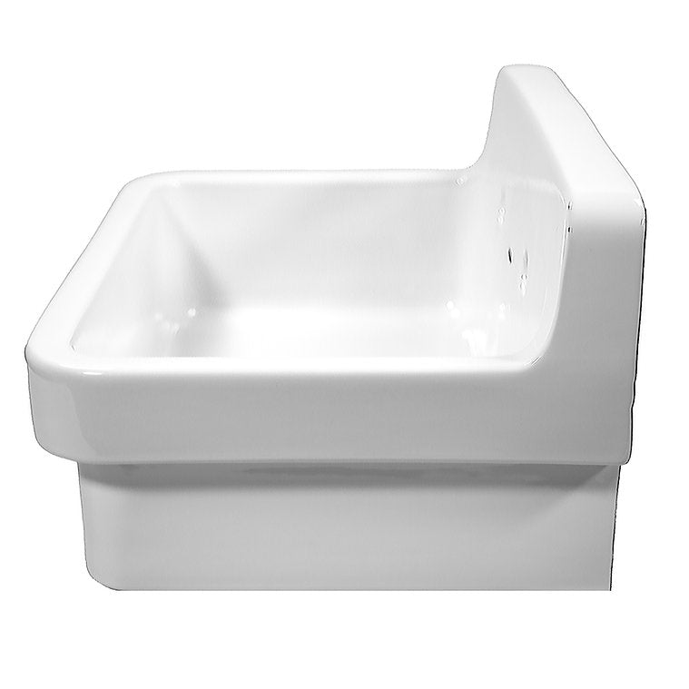 Nantucket 23.5 inch High Density Ceramic Utility/Laundry/Bar/Kitchen Sink NS-CS2418-8