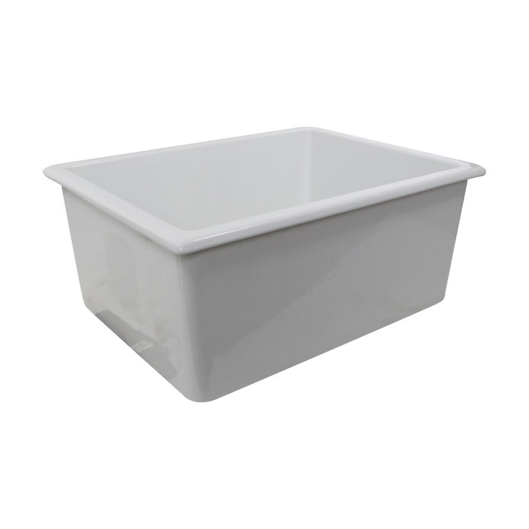 Nantucket 24 x18 Dual Mount Italian made Fireclay Sink Orleans2418