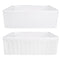 Nantucket 30 Inch Farmhouse Fireclay Sink with White Finish FCFS3020-FL