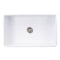 Nantucket Vineyard 33" Fireclay Farmhouse Sink White FCFS3320S-Filigree