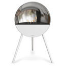 Le Feu EYE Bioethanol Fireplace - Chromed Silver