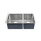 Swiss Madison Rivage 33 x 20 Stainless Steel, Dual Basin, Undermount Kitchen Sink