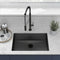 Swiss Madison Tourner 26 x 18 Stainless Steel, Single Basin, Undermount Kitchen Sink, Black