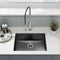 Swiss Madison Tourner 27 x 19 Stainless Steel, Single Basin, Undermount Kitchen Sink in Black