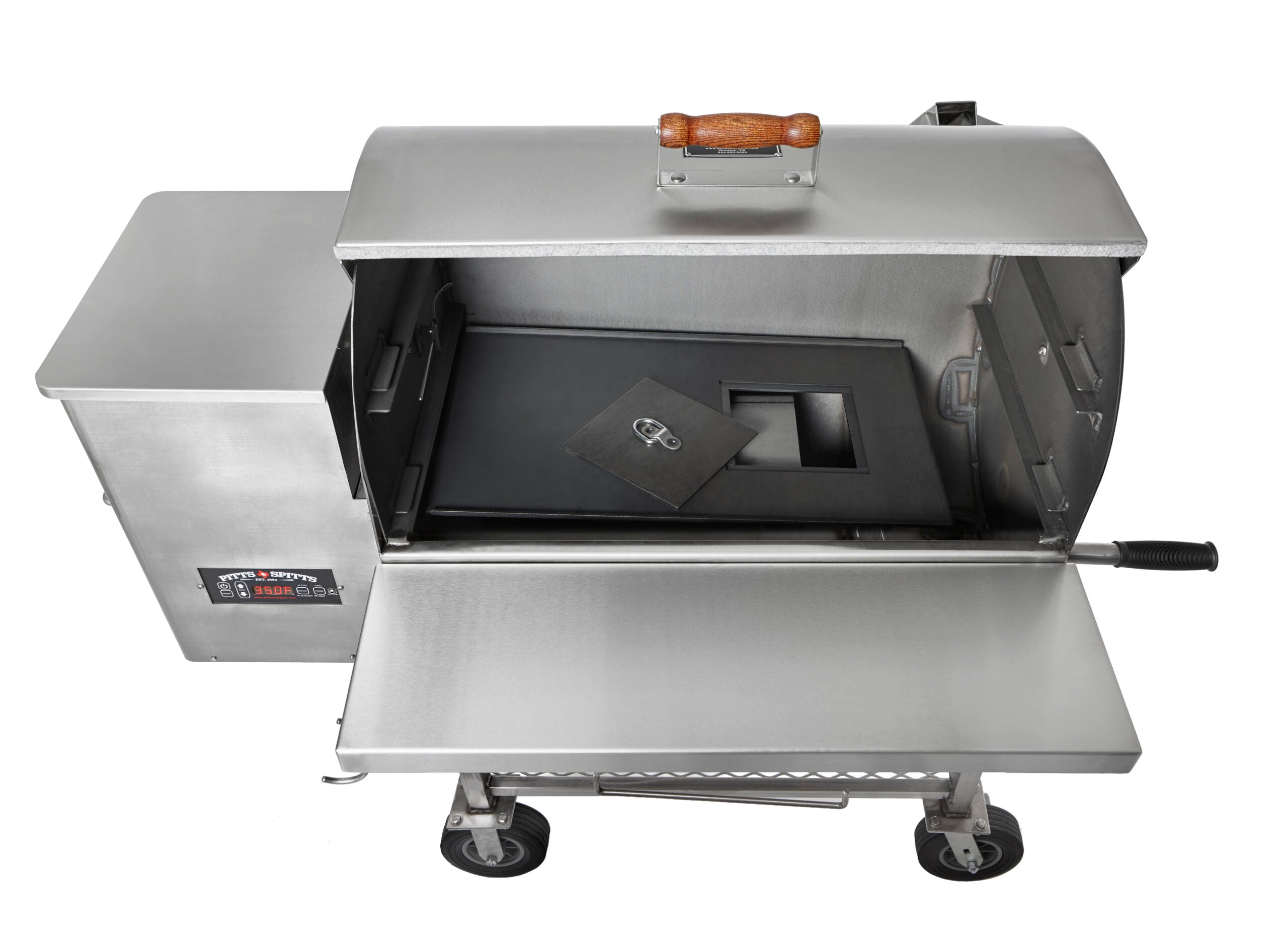 Pitts and Spitts Stainless Steel Maverick 850 Wood Pellet Grill