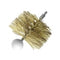 Drolet 4" Round Pellet Stove Brush (1/4"-20 Thread) AC04506