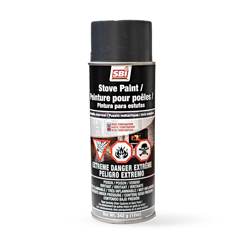 Drolet Metallic Charcoal Stove Paint - 342 g (12oz) Aerosol AC05958