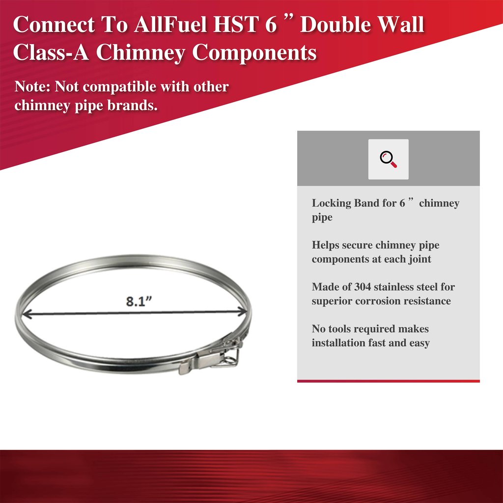 ComfortBilt AllfuelHST Locking Band For 6