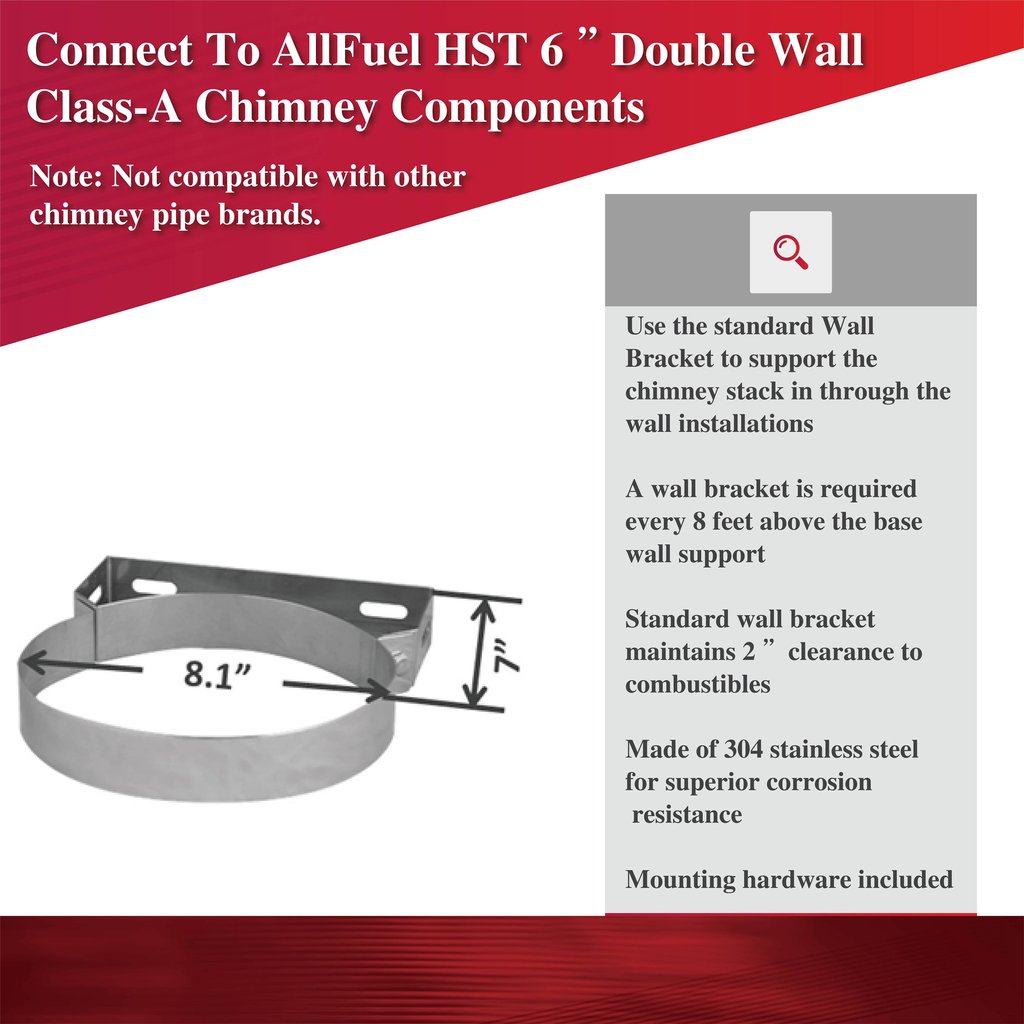 ComfortBilt AllfuelHST Wall Bracket For 6