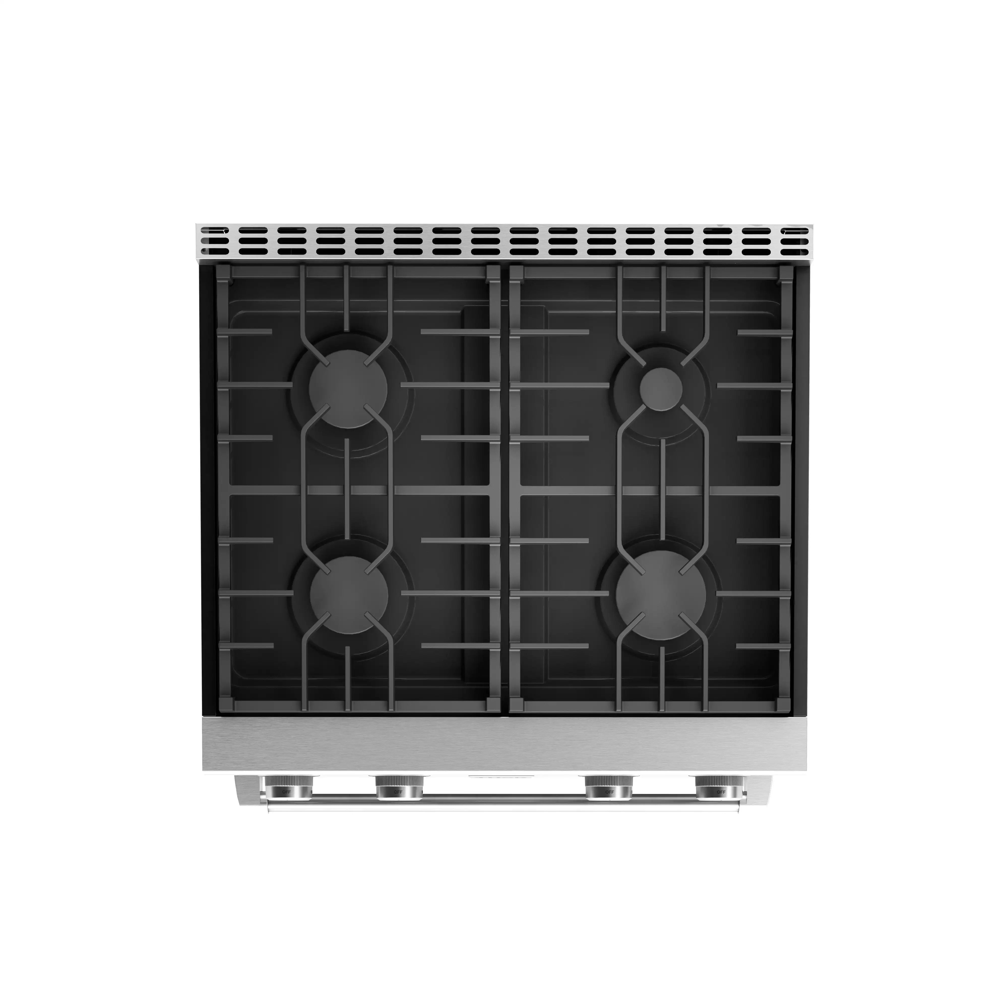 Thor Kitchen 30-Inch Gas Range with 4.8 cu. ft. Convection Oven in Stainless Steel (ARG30)