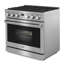 Thor Kitchen 36-Inch Gas Range with 6 Burners, 6.0 cu. ft. Convection Oven in Stainless Steel ARG36LP