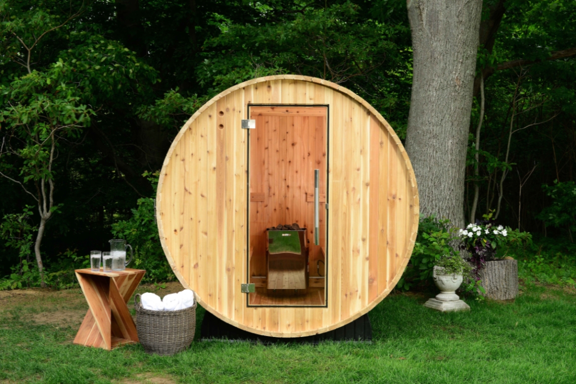 Almost Heaven Seneca 6 Person Barrel Sauna