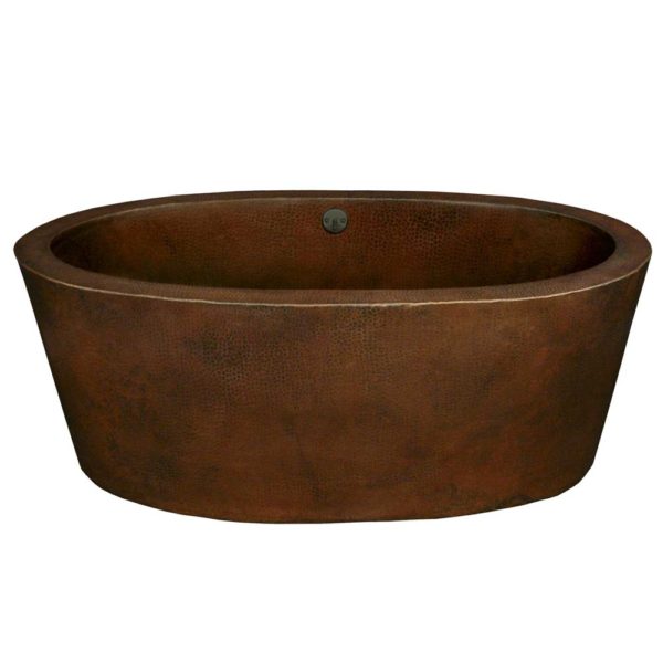 Native Trails 64-Inch Aspen Freestanding Soaking Bathtub - Antique